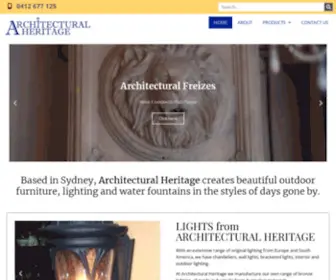 Architecturalheritage.net(Architectural Heritage) Screenshot