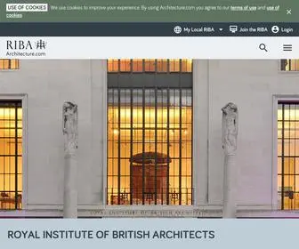 Architecture.com(Royal Institute of British Architects) Screenshot