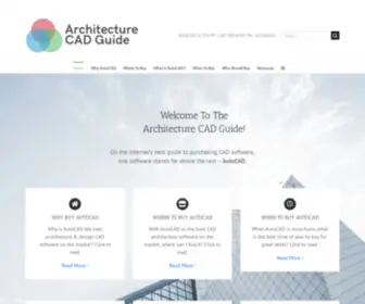 Architecturecadguide.com(Architecture CAD Guide finds that the #1 architecture and design CAD software) Screenshot