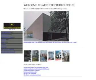 Architectureguide.nl(Architectureguide) Screenshot