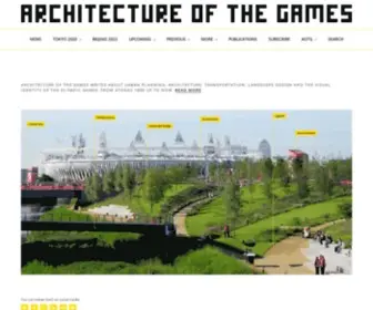 Architectureofthegames.net(All About Olympic Architecture) Screenshot