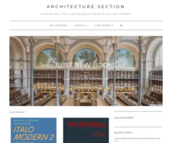 Architecturesection.com(Book reviews) Screenshot