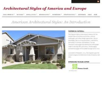 Architecturestyles.org(Architectural Styles of America and Europe) Screenshot