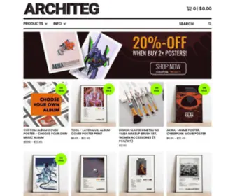 Architeg-Prints.com(Architeg Prints) Screenshot