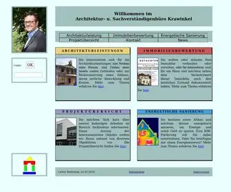 Architekt-Krawinkel.de(Sachverst鋘digenb黵o Krawinkel) Screenshot