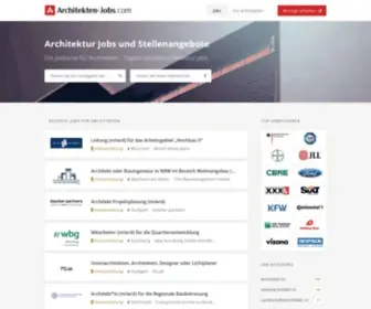 Architekten-Jobs.com(Täglich aktuelle Jobs für Architekten) Screenshot