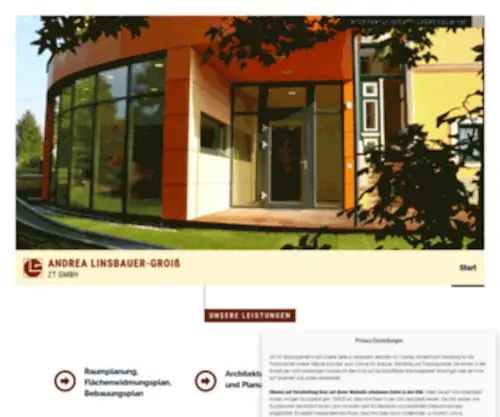 Architektin-Linsbauer-Groiss.at(Andrea Linsbauer) Screenshot
