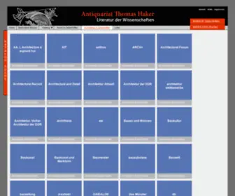Architektur-IN-Zeitschriften.de(Architektur in Zeitschriften) Screenshot