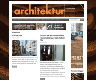 Architektur-Online.com(Architektur Fachmagazin) Screenshot