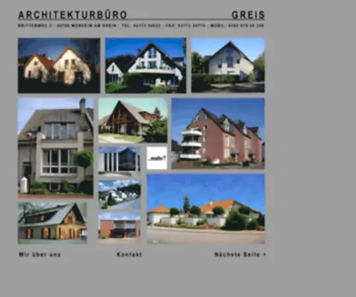 Architekturbuero-Greis.de(ARCHITEKTURBÜRO) Screenshot