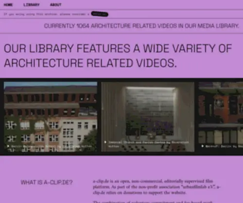 Architekturclips.de(Architektur) Screenshot