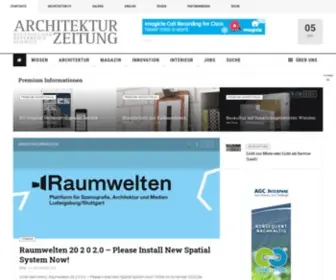 Architekturzeitung.com(AZ/Architekturzeitung) Screenshot