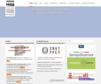 Architettiarezzo.it(Ordine degli Architetti Pianificatori Paesaggisti e Conservatori della Provincia di Arezzo) Screenshot