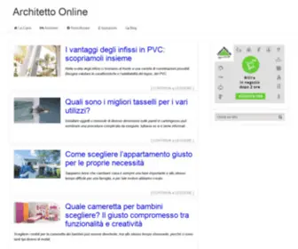Architettoprogettacasaonline.it(Architetto Online) Screenshot