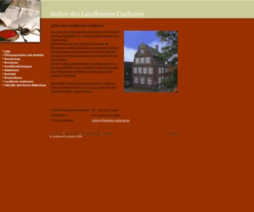 Archiv-Otterndorf.de(Archiv des Landkreises Cuxhaven) Screenshot