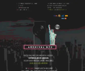 Archivalnyc.com(The Best Film and Video Transfers on Earth) Screenshot