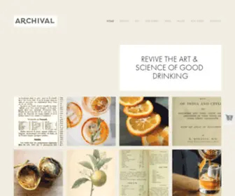 Archivalspirits.com(Archival Spirits) Screenshot