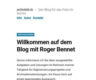 ArchivBild.ch(Der) Screenshot