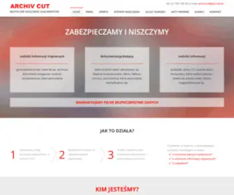 ArchivCut.waw.pl(Niszczenie i utylizacja dokumentów) Screenshot