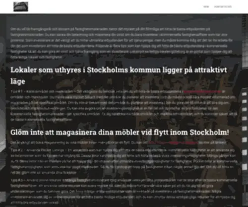 Archive-DE.com(Boka magasinering i Stockholm nu) Screenshot