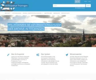 Archive-IN-Thueringen.de(Thüringen) Screenshot