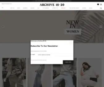 Archive1820.com(Concept Store Paris) Screenshot