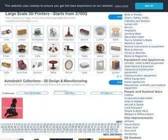 Archive3D.net(Free 3D Models and Objects Archive) Screenshot
