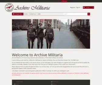 Archivemilitaria.com(Archive Militaria) Screenshot