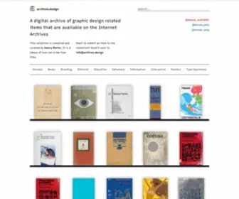 Archives.design(A curated) Screenshot