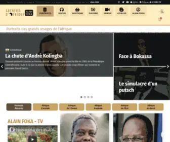 Archivesdafrique.com(Archives d'Afrique) Screenshot