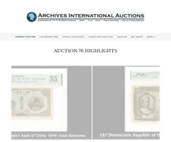 Archivesinternational.com(Archives International LLC) Screenshot