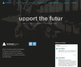 Archivesspace.org(ArchivesSpace a community building an open) Screenshot
