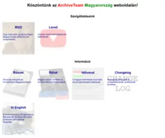 Archiveteam.hu(Magyarország) Screenshot