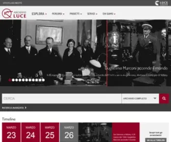 Archivioluce.com(Archivio storico Istituto Luce) Screenshot