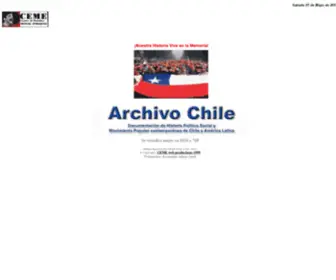 Archivochile.com(Archivo) Screenshot