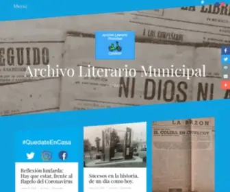 Archivoliterariochivilcoy.com(Archivo Literario Municipal de Chivilcoy) Screenshot