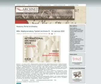 Archiwa.net(Naukowy Portal Archiwalny) Screenshot