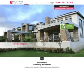 Archiway.co.za(Architectural Services in Pretoria) Screenshot