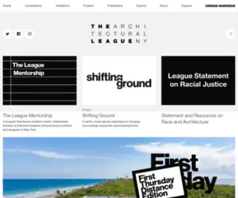Archleague.org(The Architectural League of New York) Screenshot