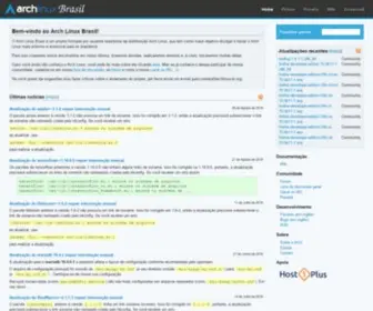Archlinux-BR.org(Arch Linux Brasil) Screenshot