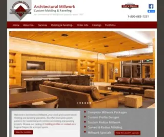 Archmillwork.com(Architectural Millwork) Screenshot