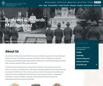 Archnyarchives.org(Archives & Records) Screenshot