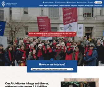 Archny.org(Archdiocese of New York) Screenshot