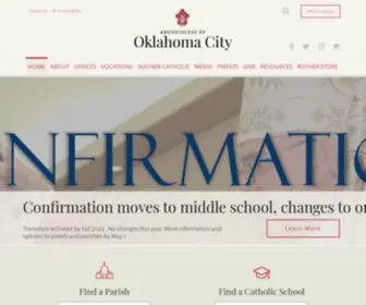 Archokc.org(Archdiocese of Oklahoma City) Screenshot