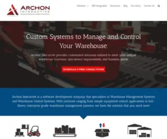 Archon-Interactive.com(Archon Interactive is a software development company focused on Warehouse Management Systems and Warehouse Control Systems) Screenshot