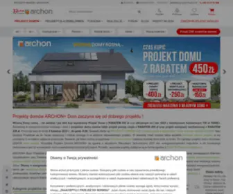 Archon.pl(Projekty domów ARCHON) Screenshot