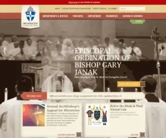 Archsa.org(Archdiocese of san antonio) Screenshot