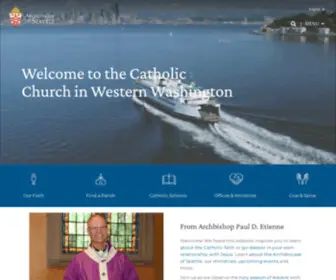 Archseattle.org(Archdiocese of Seattle) Screenshot