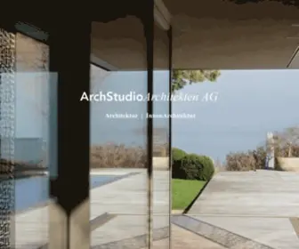 Archstudio.ch(Webseite 2021) Screenshot