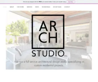 Archstudioinc.com(Arch Studio Inc) Screenshot